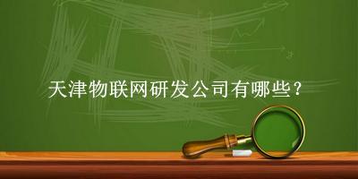 天津物聯網研發(fā)公司